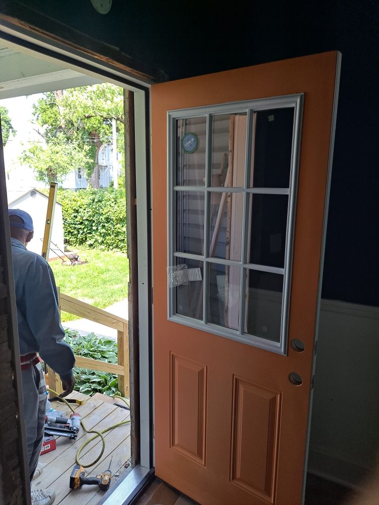 Exterior Door & Porch Framing in Oak Park, Michigan